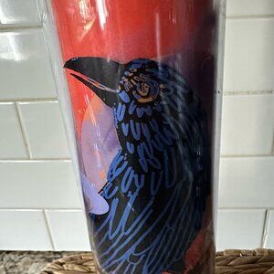 Starbucks 2022 Halloween Raven Orange Campfire Travel Tumbler Cup 16oz